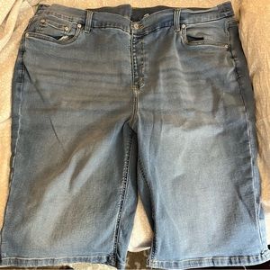 Denim & Co., Regular Easy Stretch Capris, 24w Denim